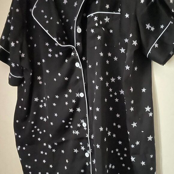Star Print Pajama Set - Picture 1 of 14